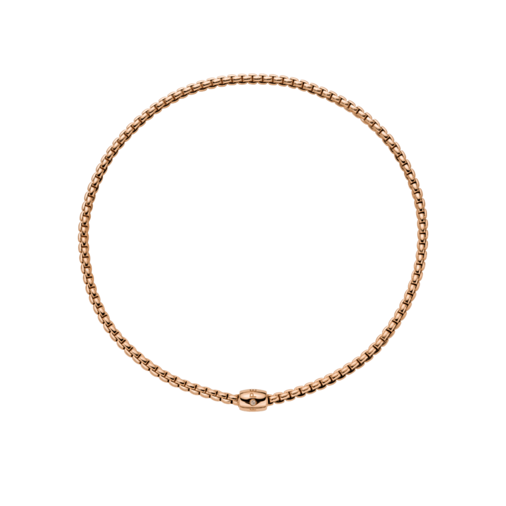 FOPE Solo collier roodgoud met diamant - 07F01CX_BB_R_XRX_040 - #6