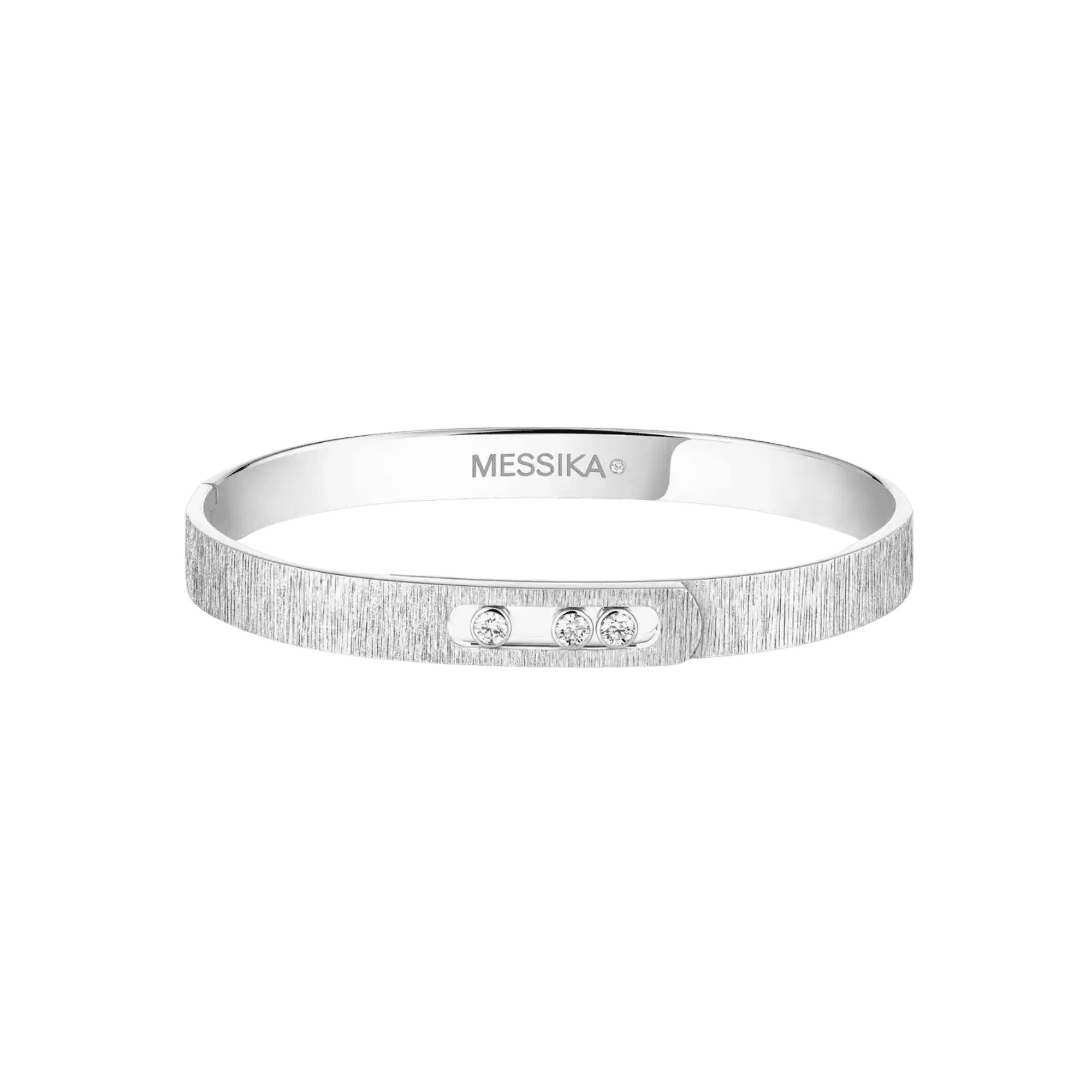 Messika Move Noa Ciselé armband witgoud met diamant - 14481-WG - #7