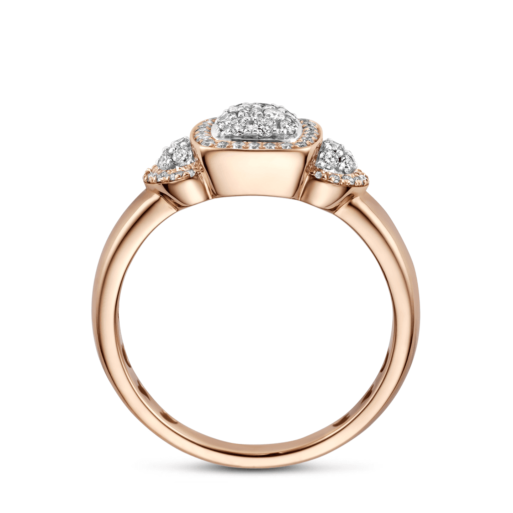 Tirisi Jewelry Milano Tre ring roodgoud - TR9820D(2P) - #3