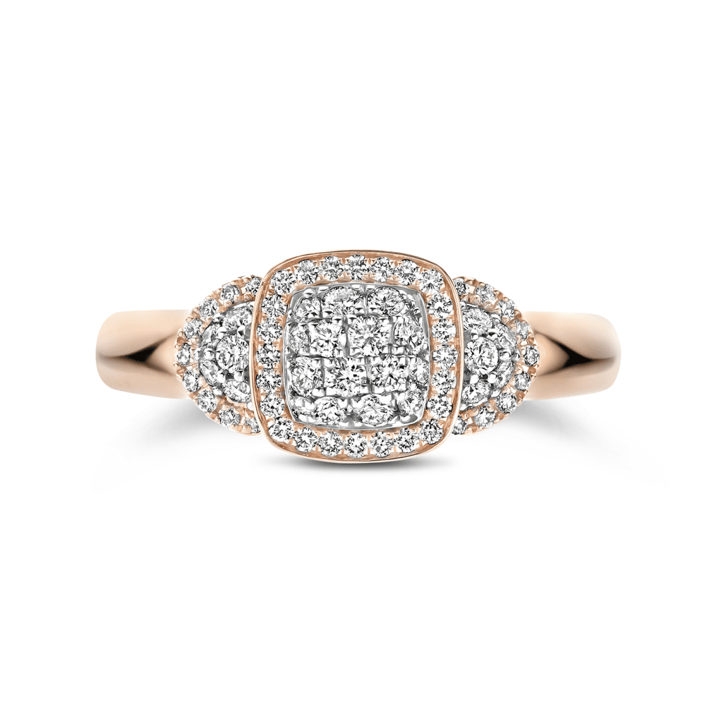 Tirisi Jewelry Milano Tre ring roodgoud - TR9820D(2P) - #2