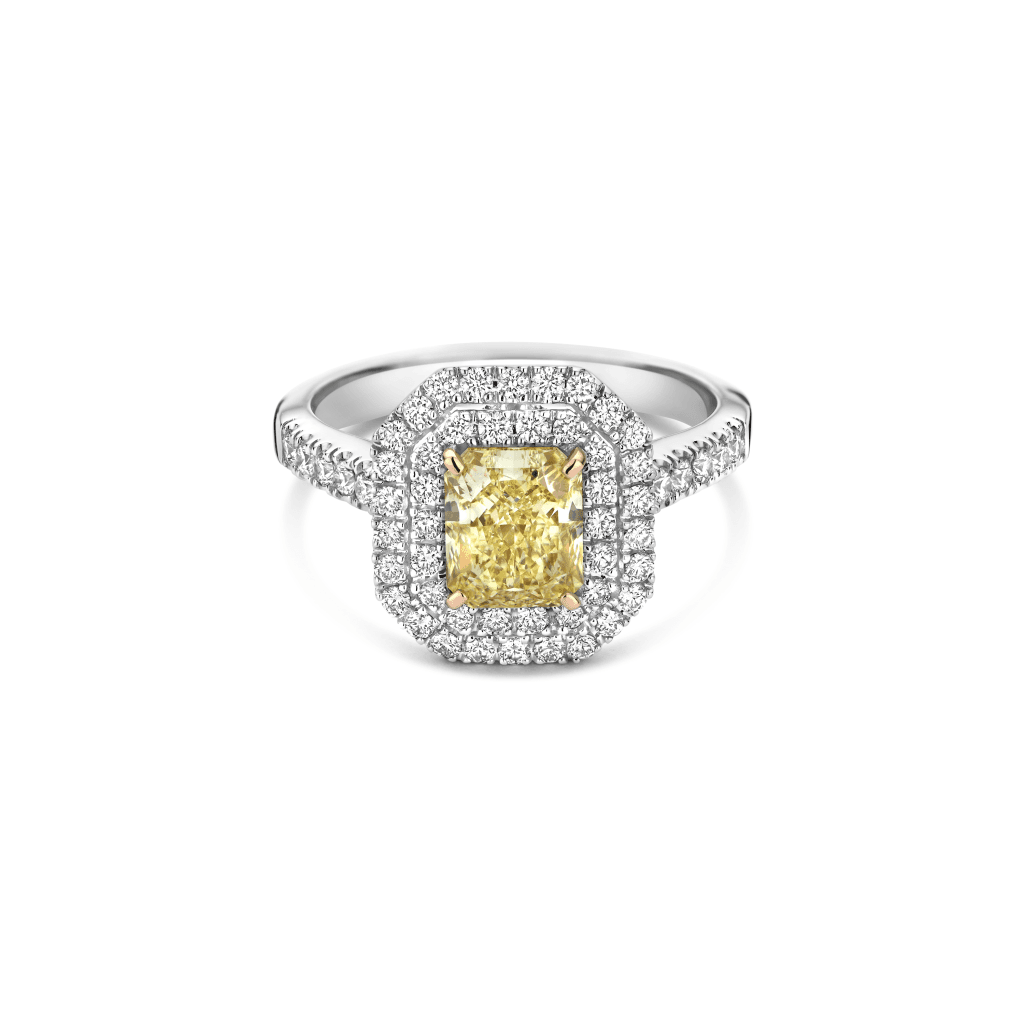 Schaap en Citroen Diamonds ring witgoud met diamant - #2