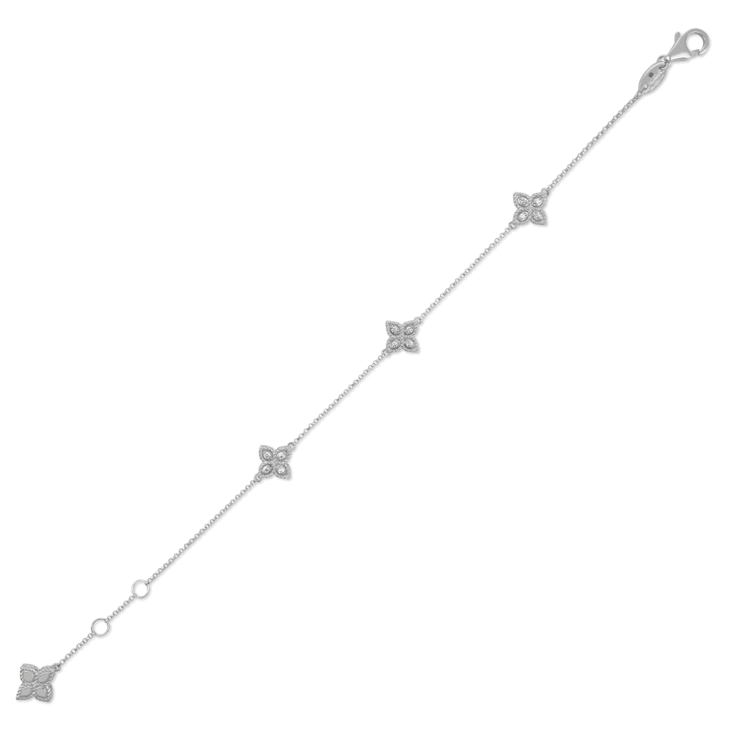 Roberto Coin Princess Flower armband witgoud met diamant - ADR777BR1093 - #3