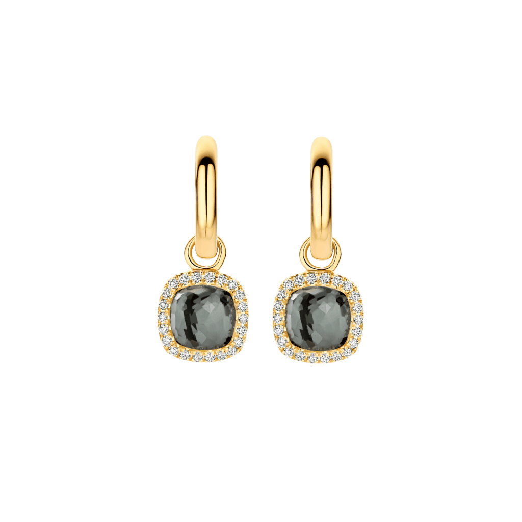 Tirisi Jewelry Milano Sweeties oorsieraad geelgoud met diamant - TE9317HM - #3