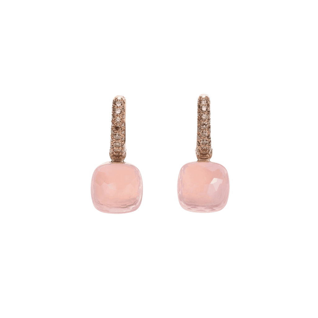 Pomellato Nudo Diamonds oorsieraad roodgoud met diamant - POB4010 O6000 BRCQR - #2