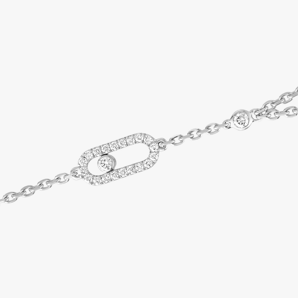 Messika Move Uno armband witgoud met diamant - 12021-WG - #4