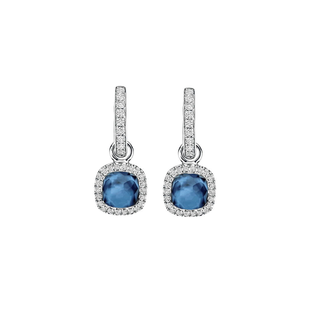 Tirisi Jewelry Milano Sweeties oorsieraad witgoud met diamant - TE9317LBTW - #1
