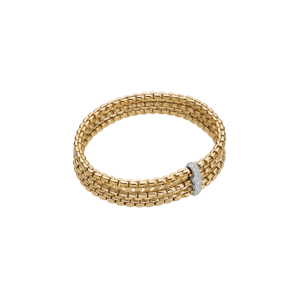 FOPE Eka Maori armband geelgoud met diamant - 75601BX_BB_G_XBX_00L - #4