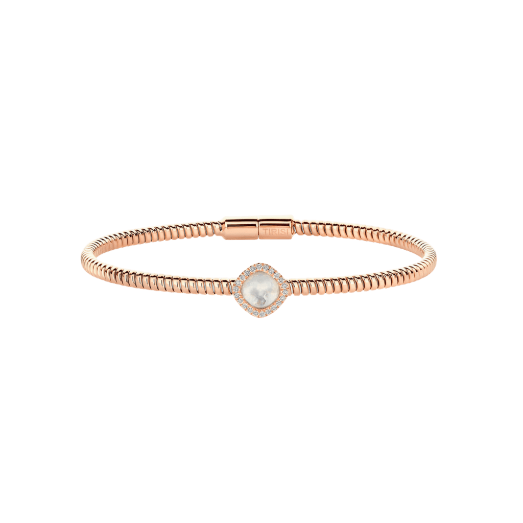 Tirisi Jewelry Milano Sweeties armband roodgoud met diamant - TB2208WQP - #1