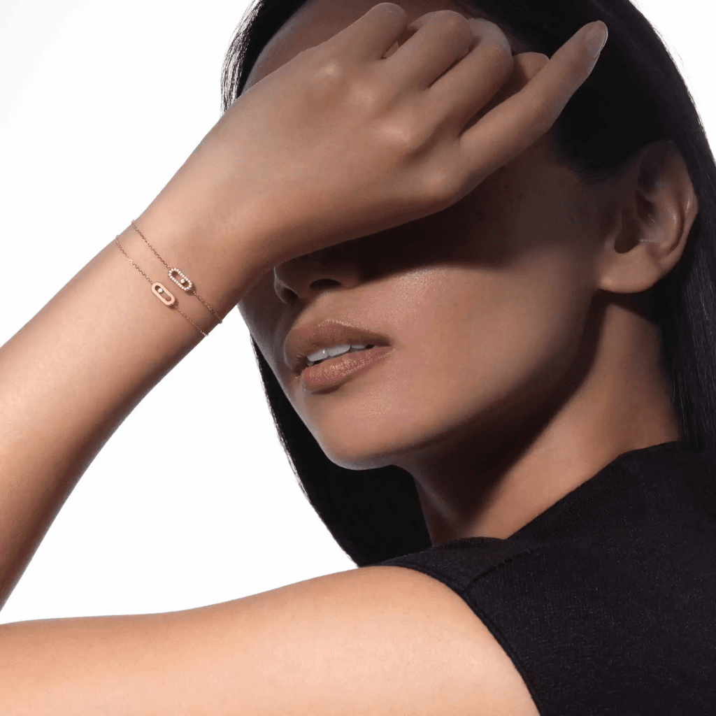 Messika Move Uno armband roodgoud met diamant - 12074-PG - #4