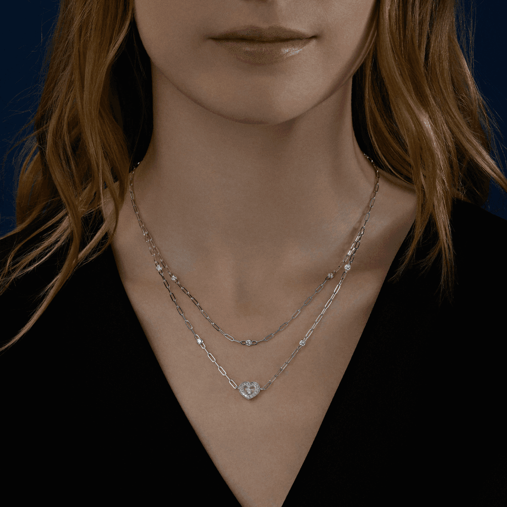 Chopard Happy Diamonds Icons Heart collier witgoud met diamant - 81A054-1221 - #4