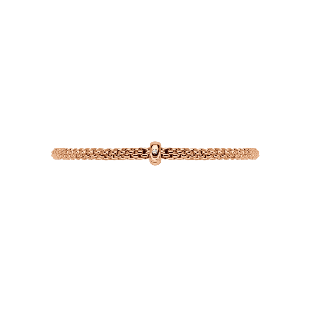 FOPE Prima armband roodgoud met diamant - 01M08BX_BB_R_XRX_00L - #1