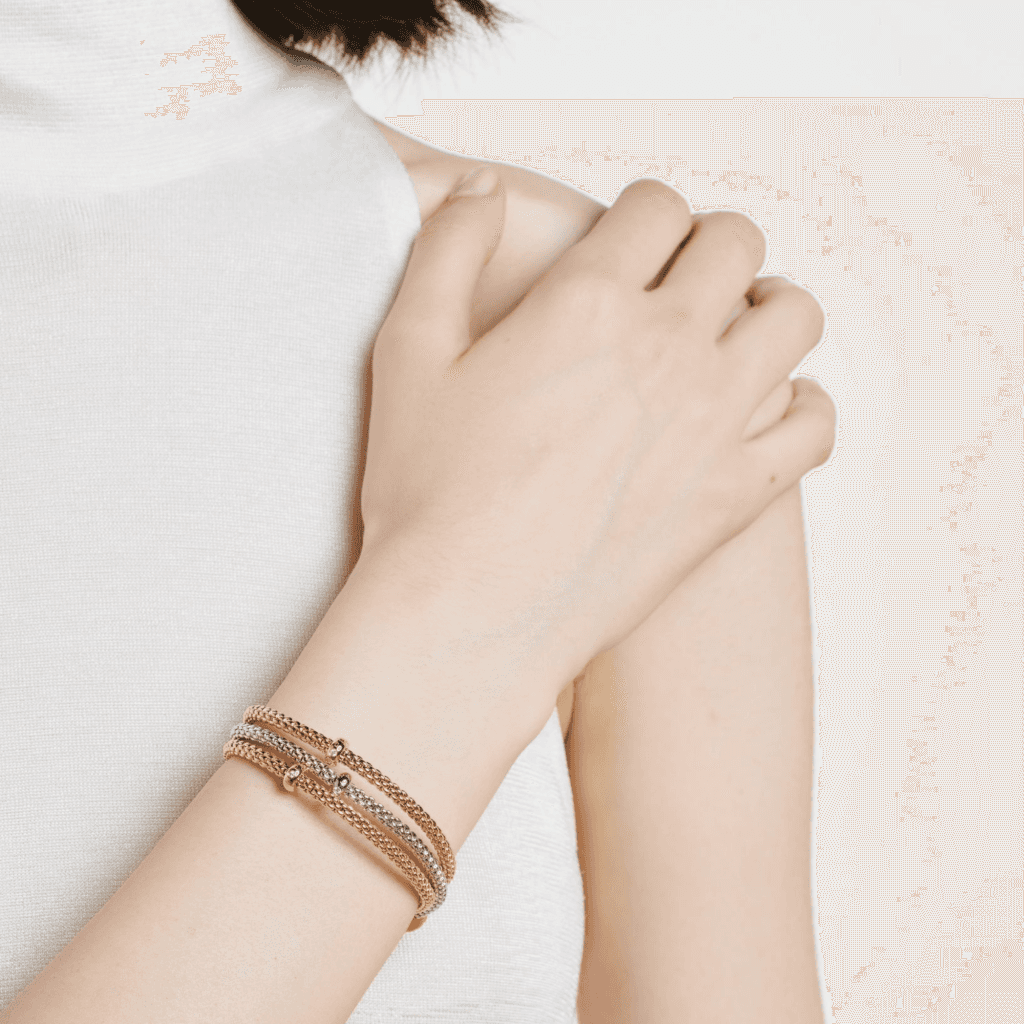 FOPE Prima armband roodgoud met diamant - 01M08BX_BB_R_XRX_00L - #4