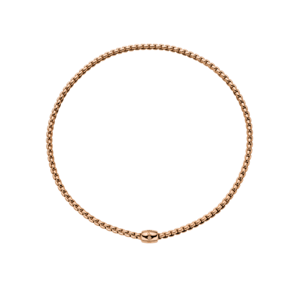 FOPE Solo collier roodgoud met diamant - 07F01CX_BB_R_XRX_040 - #1