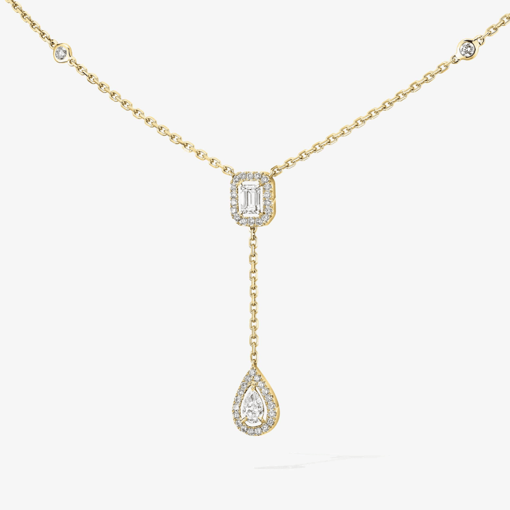 Messika My Twin collier geelgoud met diamant - 6693-YG - #4