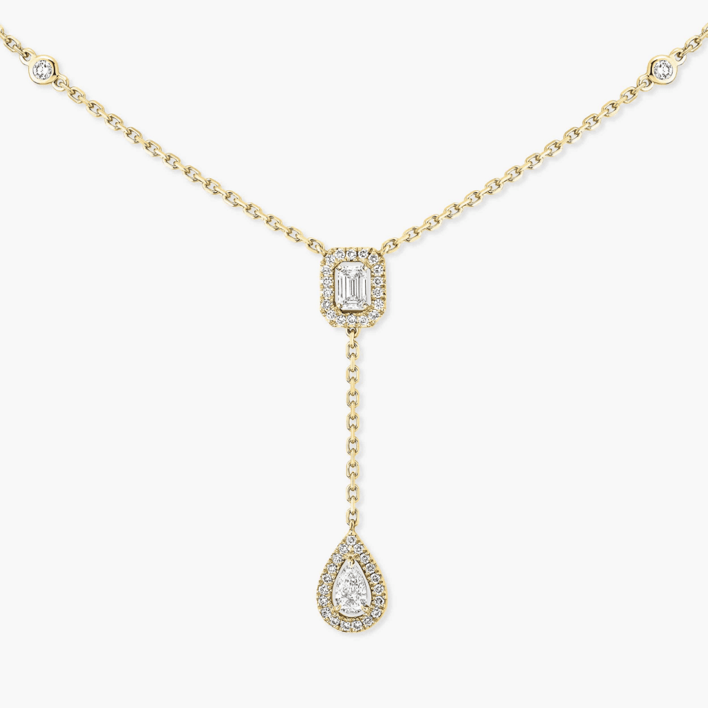 Messika My Twin collier geelgoud met diamant - 6693-YG - #3