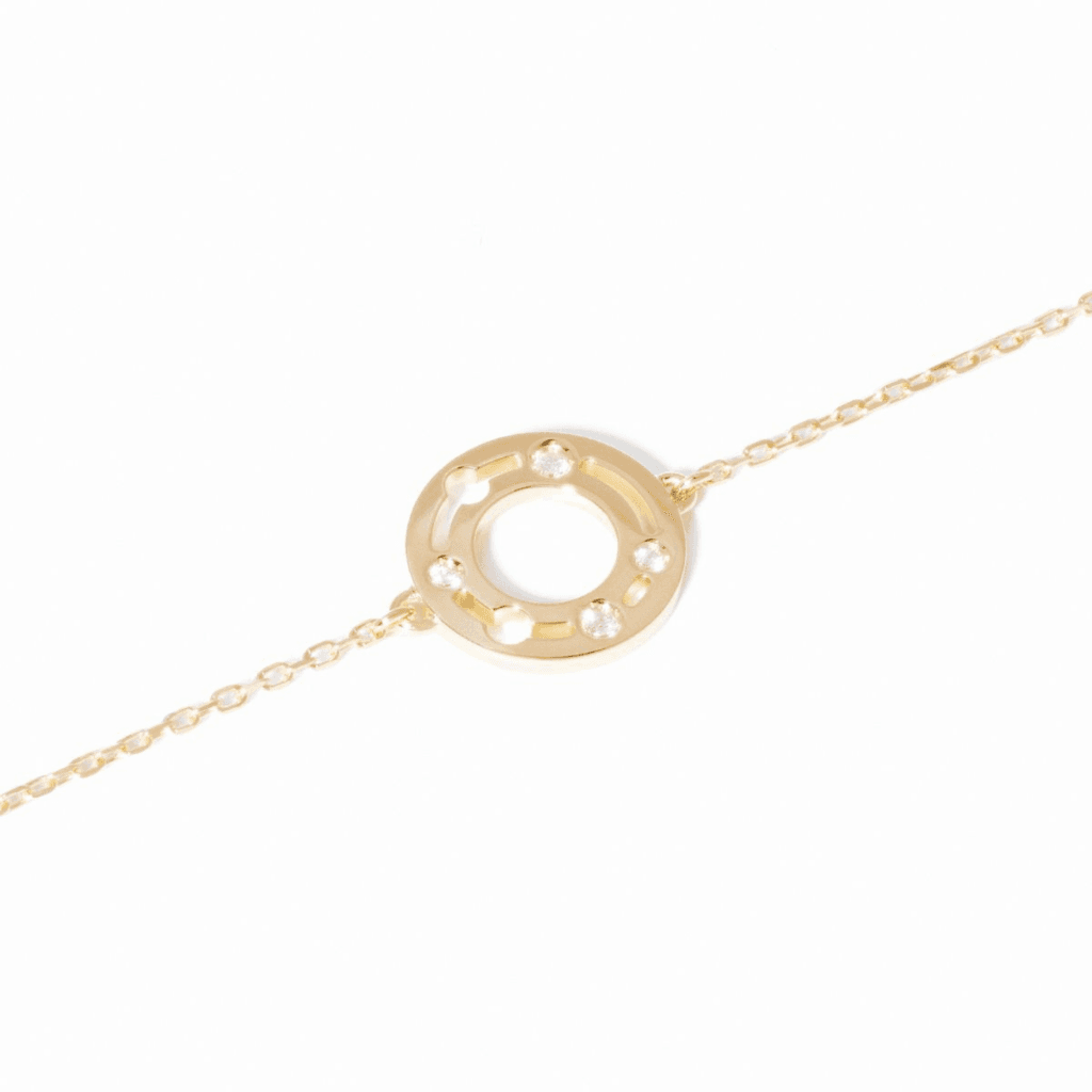 dinh van Pulse armband geelgoud met diamant - 328611 - #2