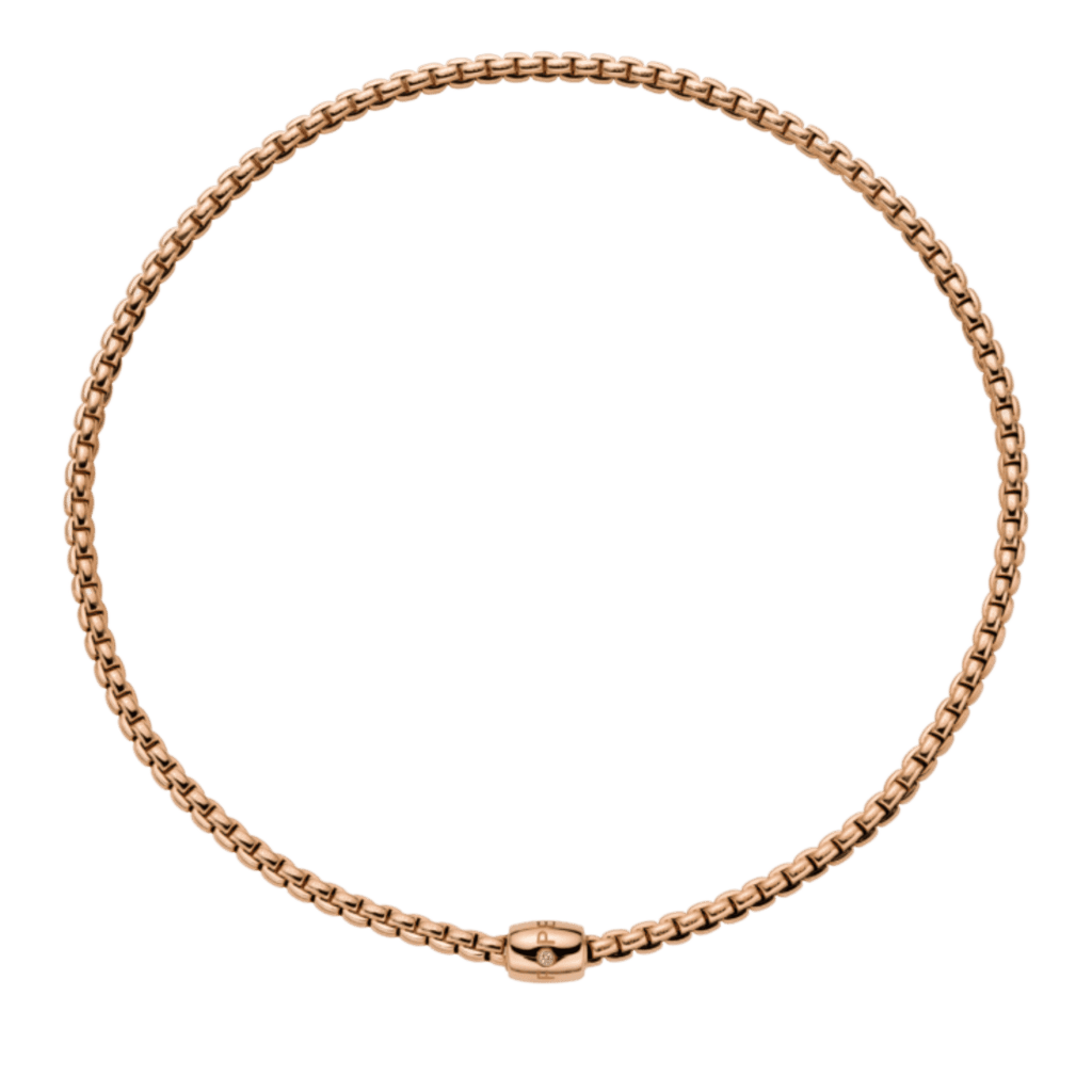 FOPE Solo collier roodgoud met diamant - 07F01CX_BB_R_XRX_040 - #2