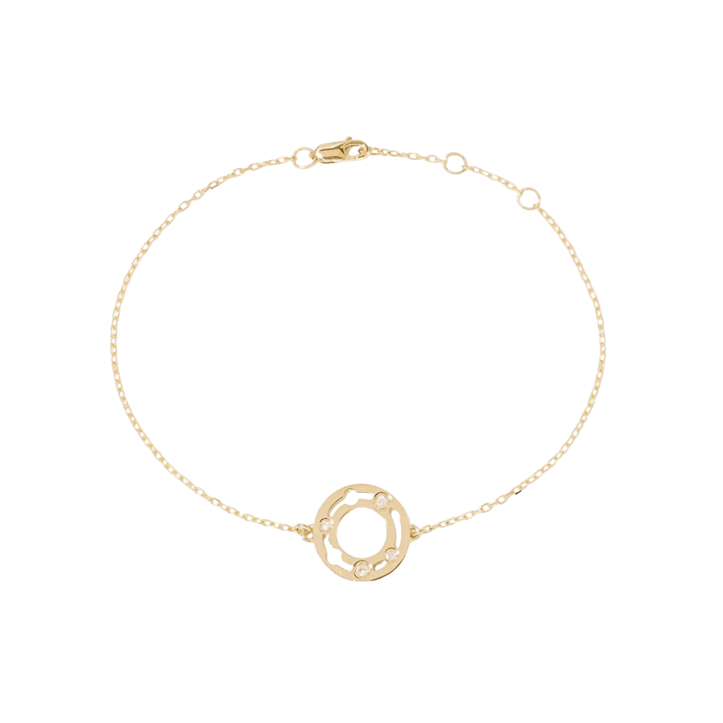 dinh van Pulse armband geelgoud met diamant - 328611 - #1