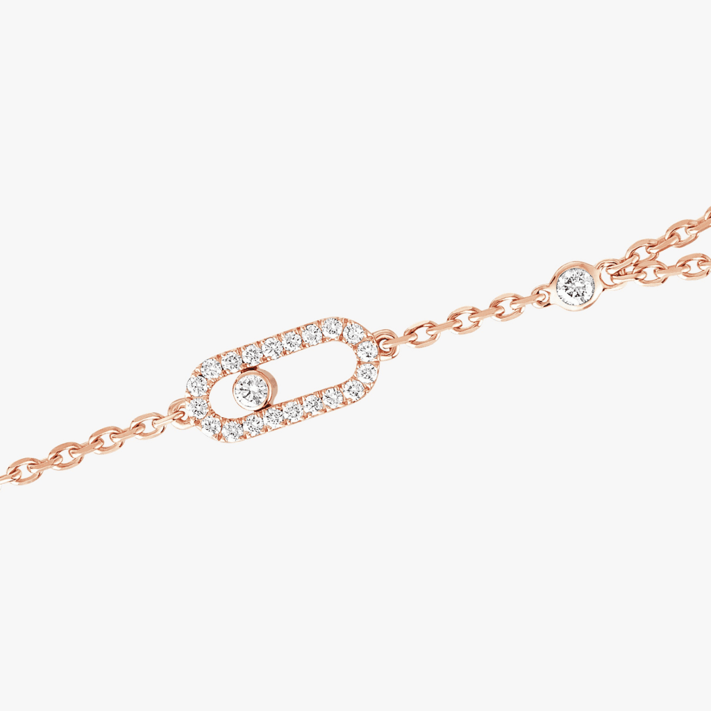 Messika Move Uno armband roodgoud met diamant - 12021-PG - #5