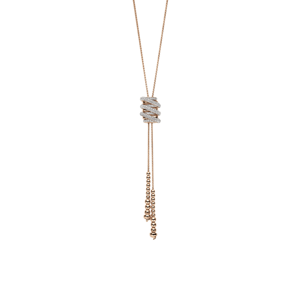 Tirisi Jewelry Amsterdam Swirl collier roodgoud - TN2139-1D(2P) - #1