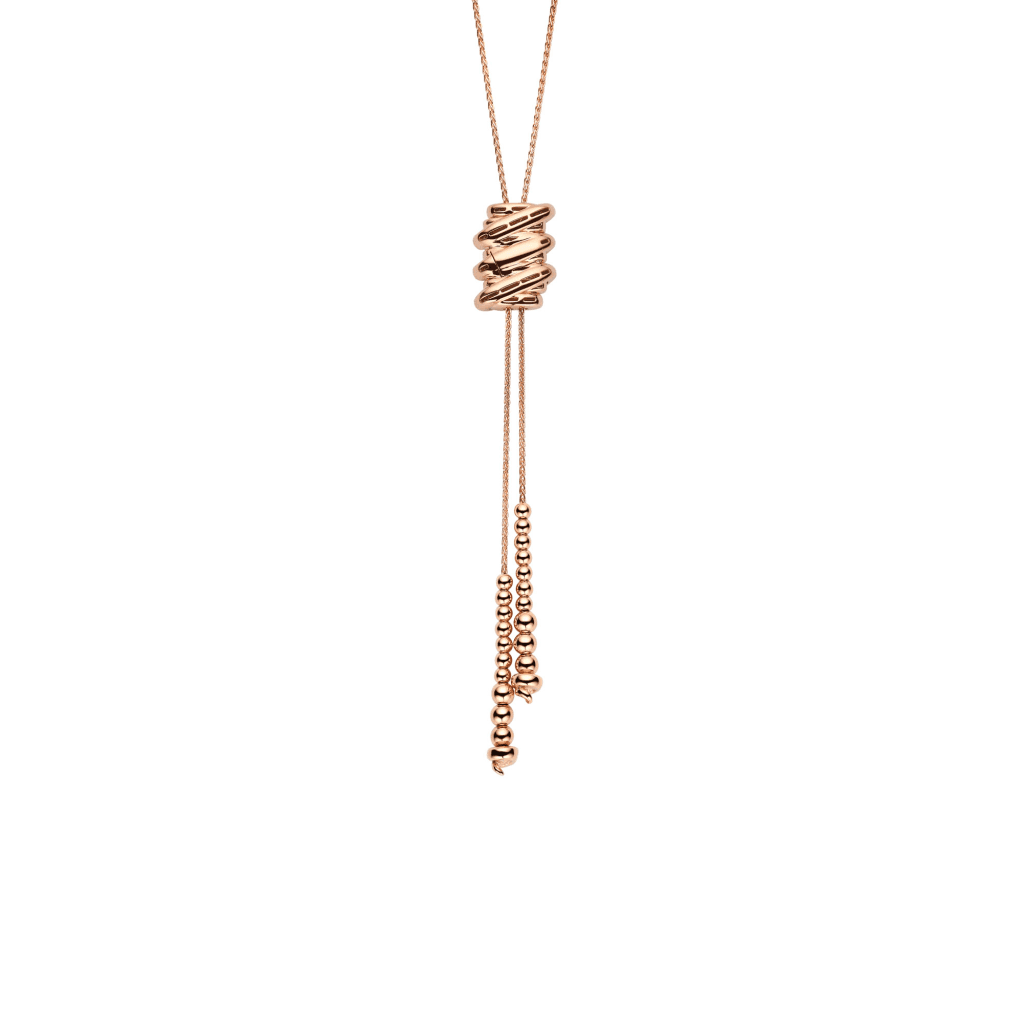 Tirisi Jewelry Amsterdam Swirl collier roodgoud - TN2139-1D(2P) - #2