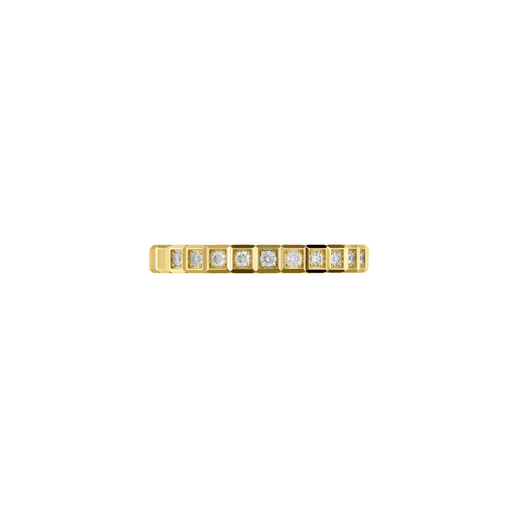 Chopard Ice Cube Mini ring geelgoud met diamant - 827702-0260 - #3