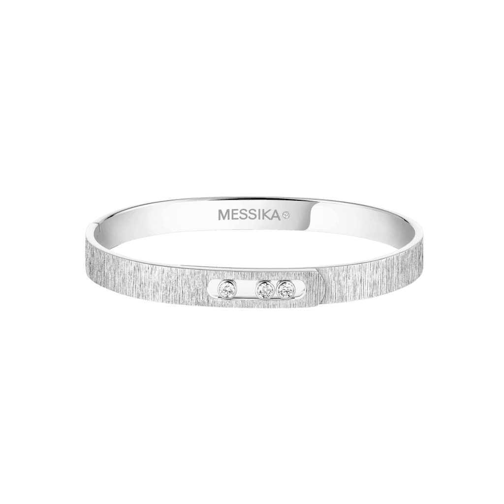 Messika Move Noa Ciselé armband witgoud met diamant - 14481-WG - #1