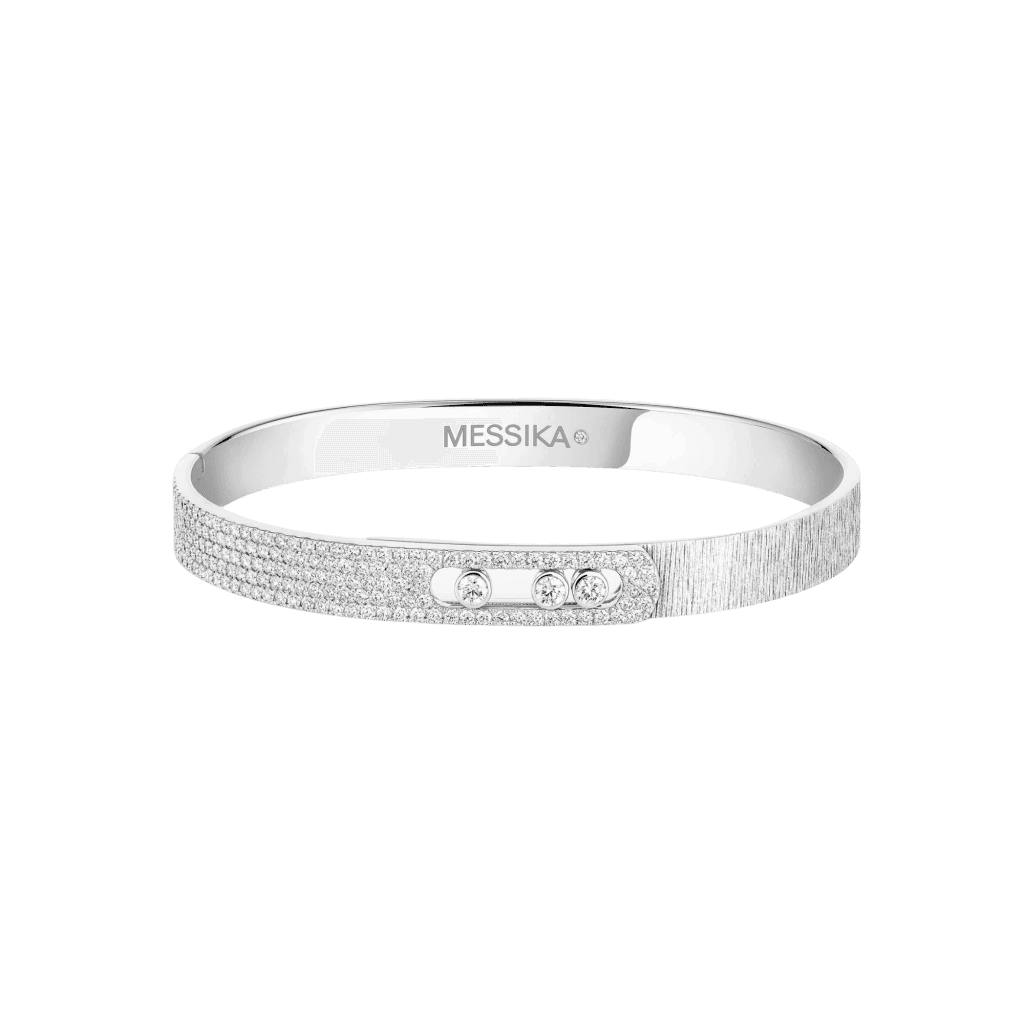 Messika Move Noa Ciselé armband witgoud met diamant - 14501-WG - #1