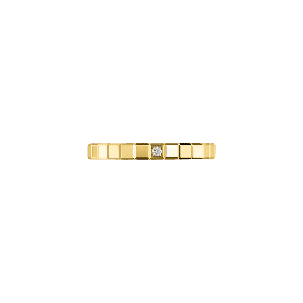 Chopard Ice Cube Mini ring geelgoud met diamant - 827702-0232 - #3