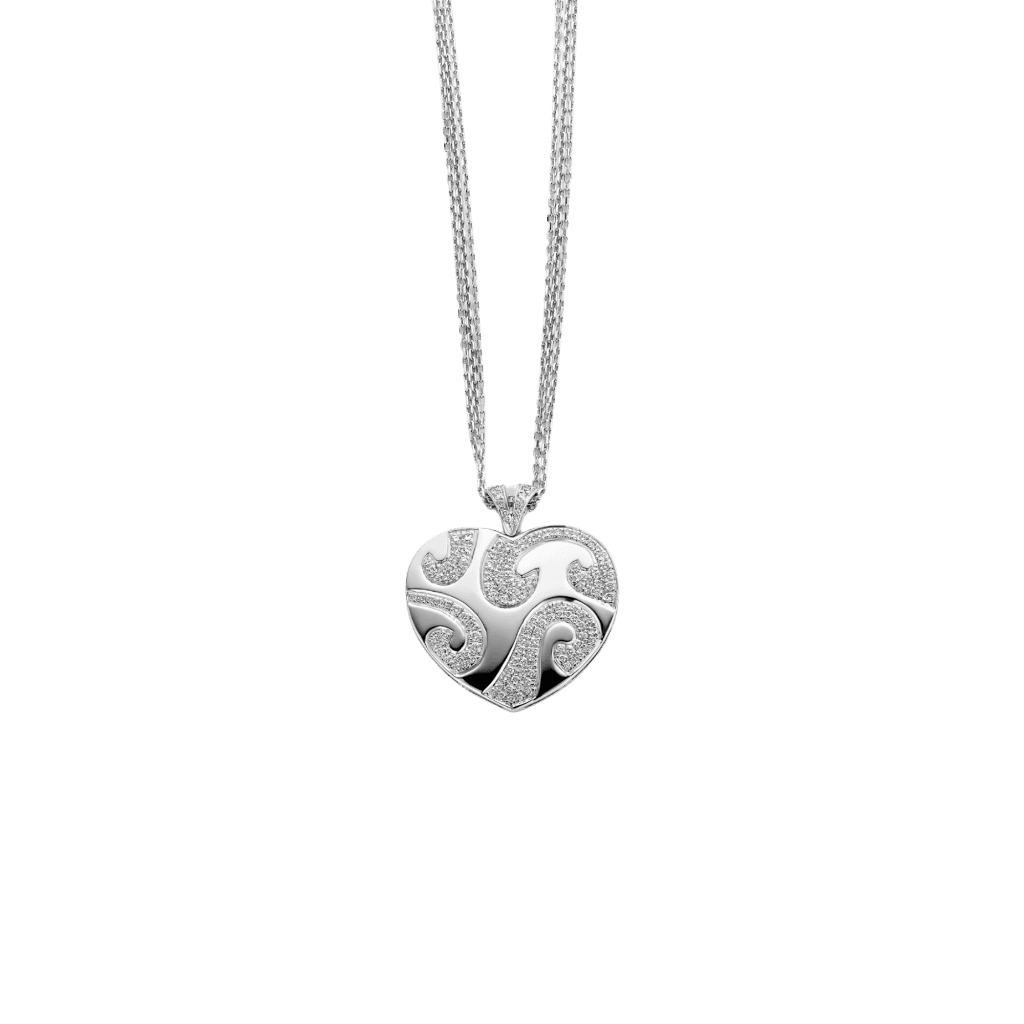 Schaap en Citroen Diamonds hanger witgoud - #1