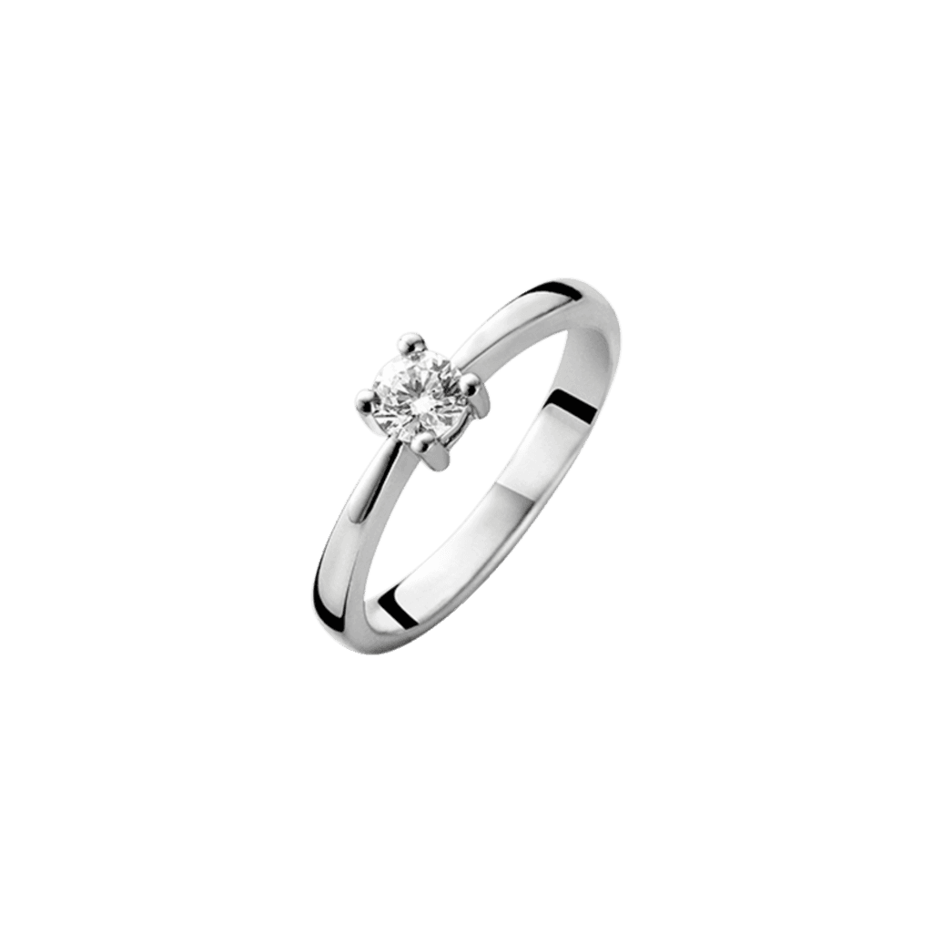 Schaap en Citroen Diamonds ring witgoud met diamant - #1