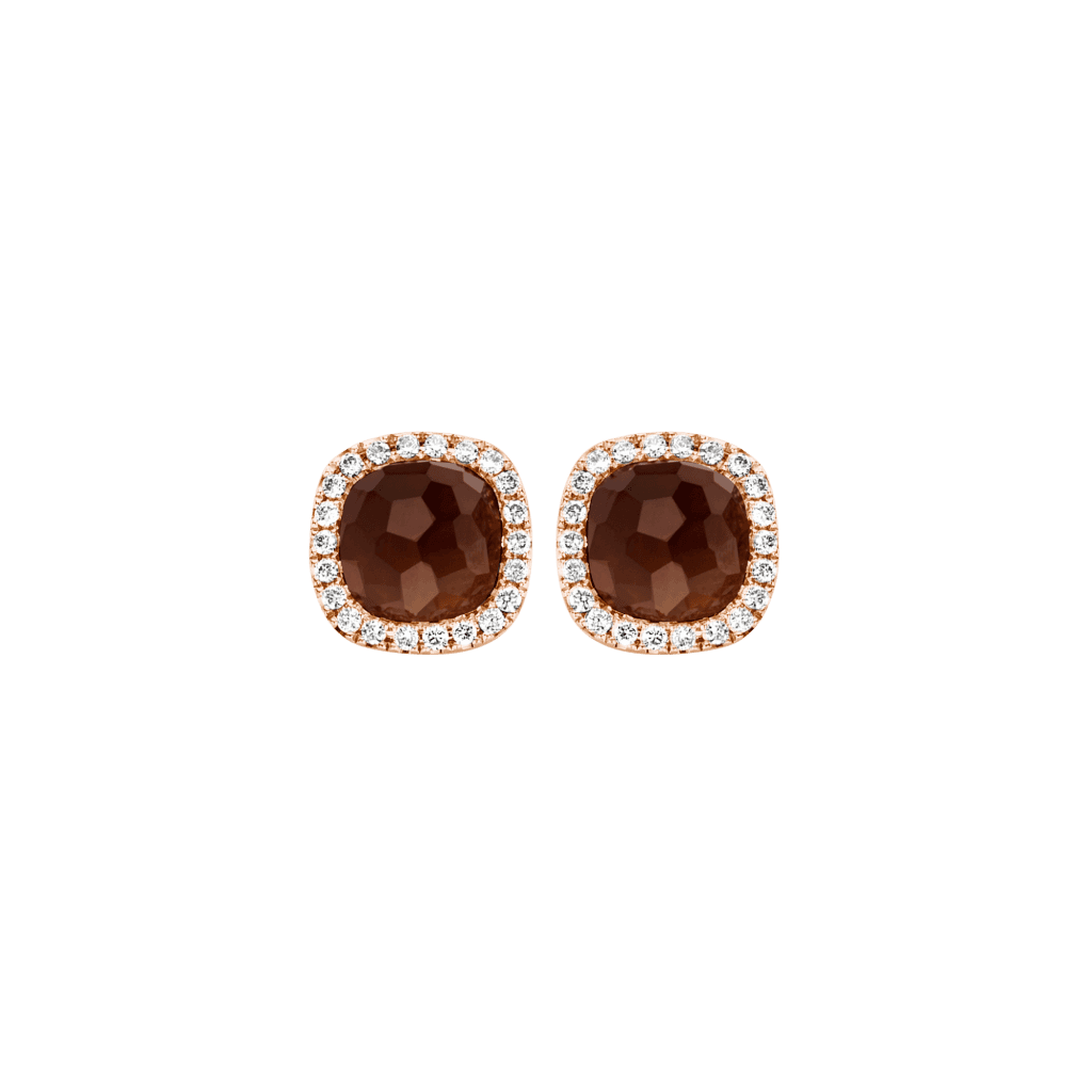 Tirisi Jewelry Milano Sweeties oorsieraad roodgoud met diamant - TE9226LSQP - #1