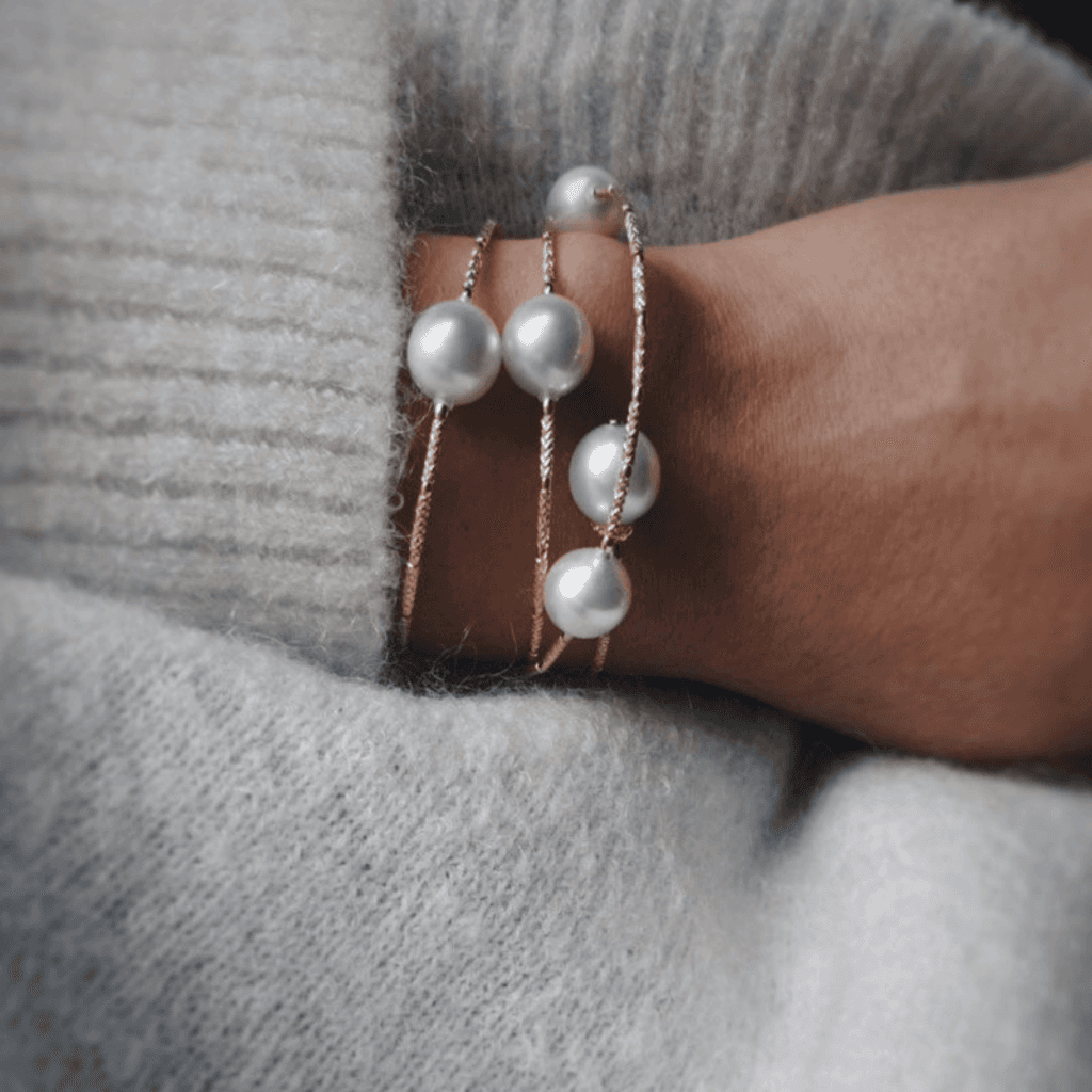 Yana Nesper WRAP me armband geelgoud met parel - WR4 - #2