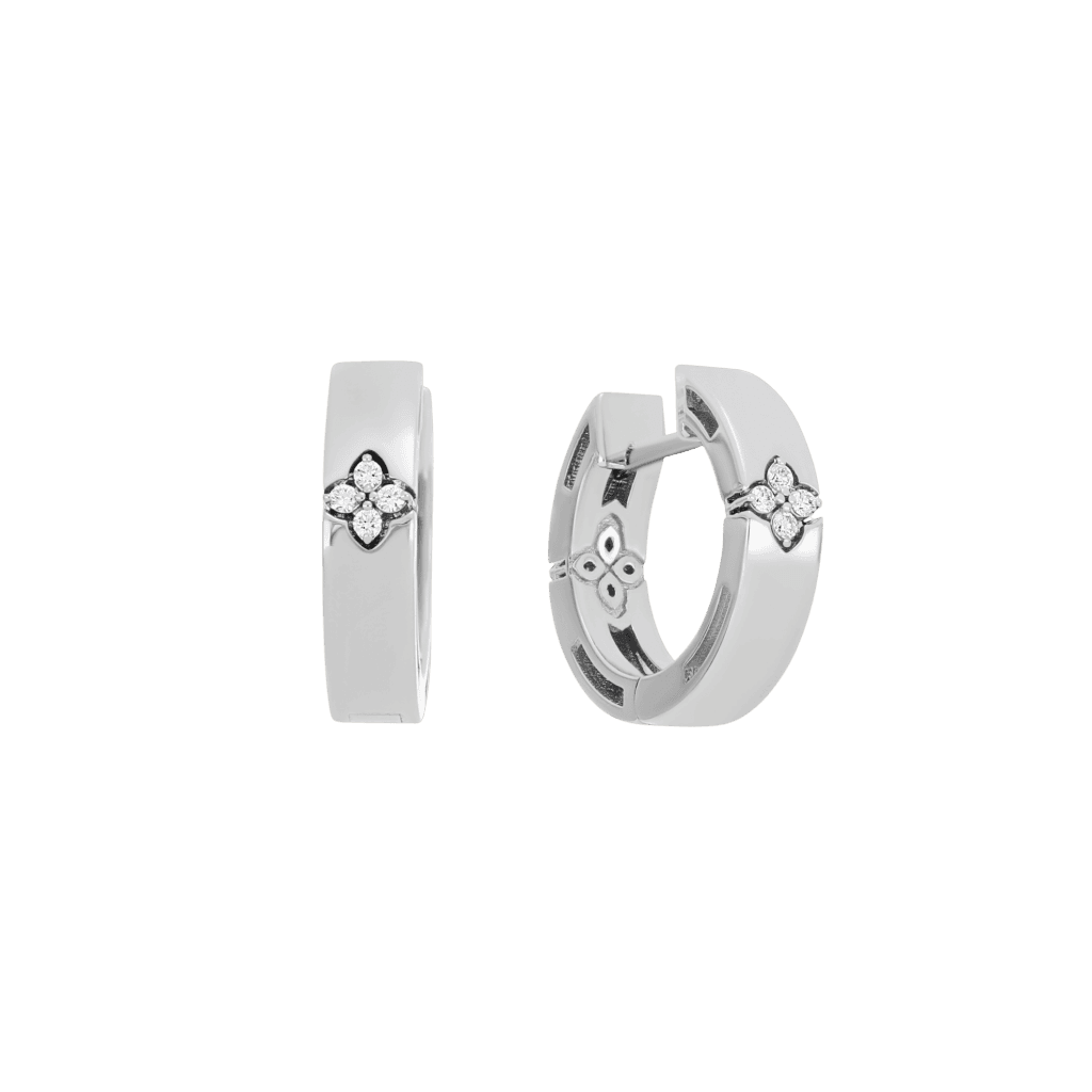 Roberto Coin Love in Verona oorsieraad witgoud met diamant - ADR777EA3820 - #2