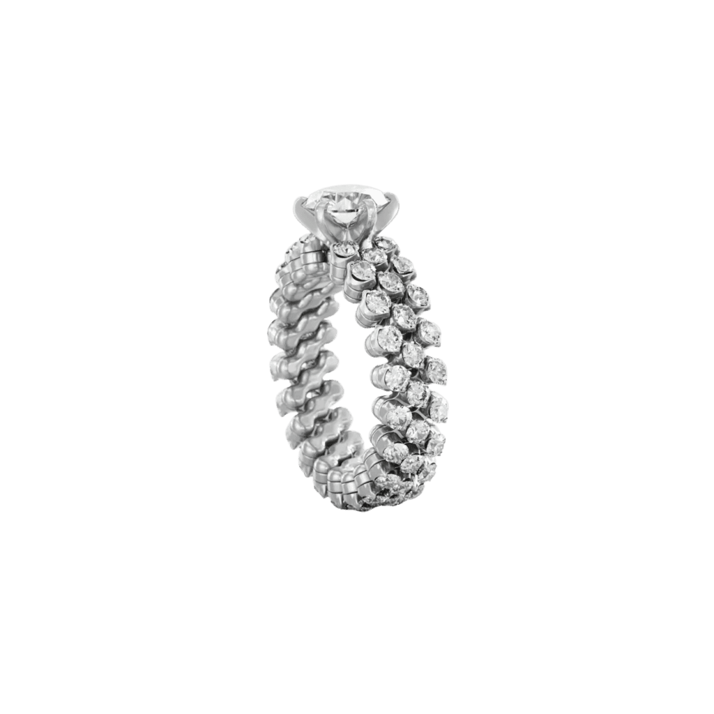 Serafino Consoli Unico ring witgoud met diamant - RMSSLWD1003F2WGWD GIA - #1
