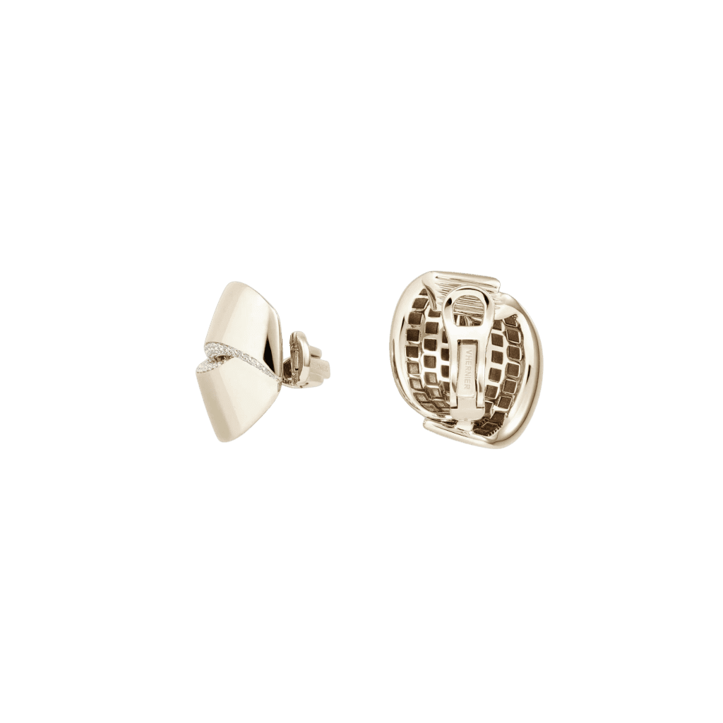 Vhernier Abbraccio oorsieraad witgoud met diamant - PG1511B0365 - #3