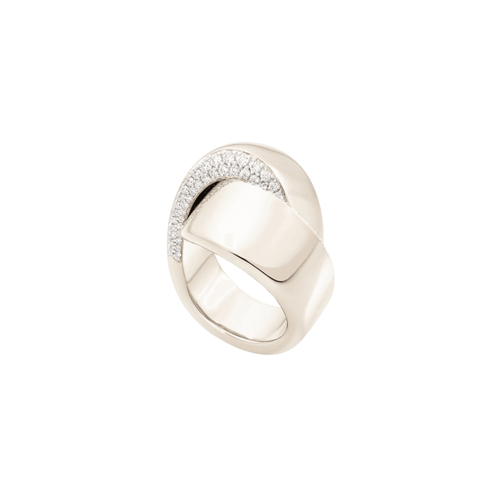 Vhernier Abbraccio ring witgoud met diamant - PG1511A0365550 - #1