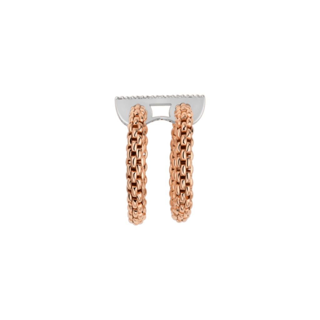 FOPE Prima Twins ring roodgoud met diamant - 74008AX_BB_R_XBX_00M - #4