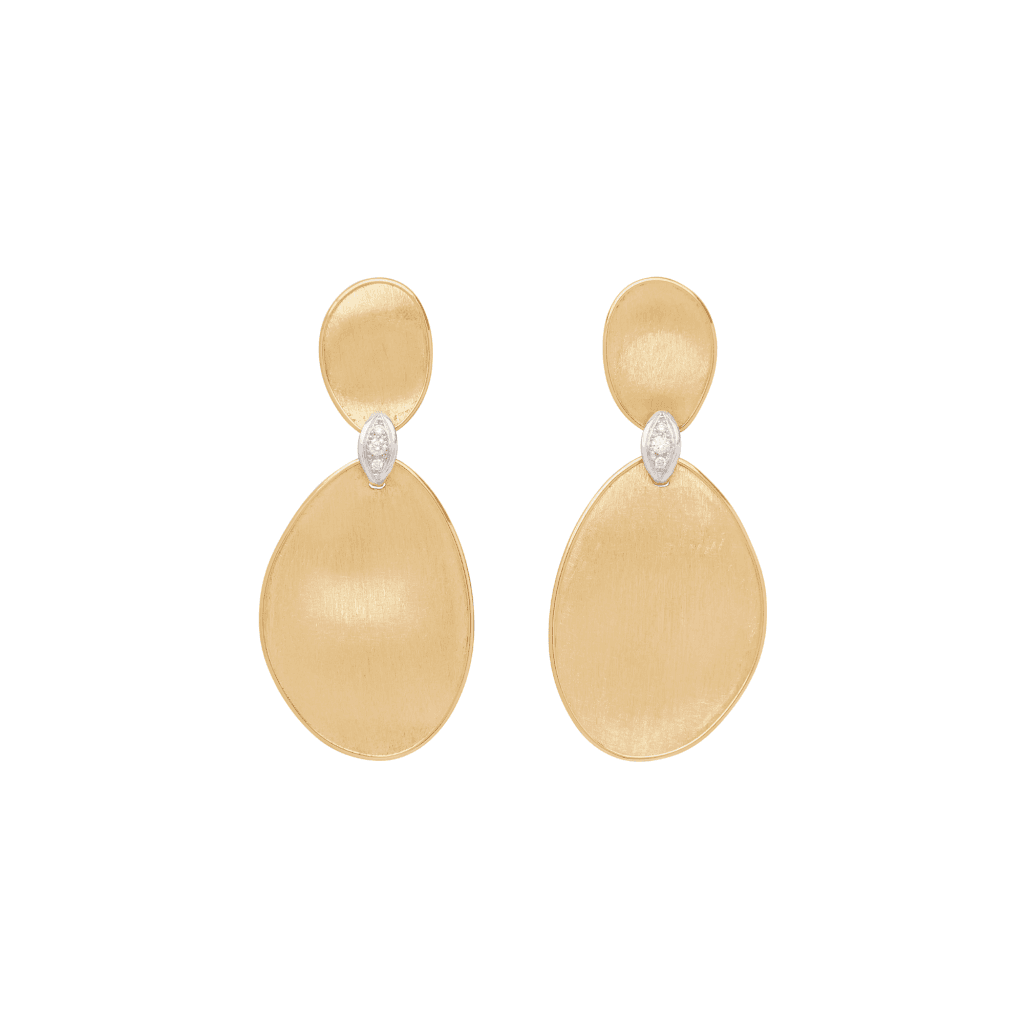 Marco Bicego Lunaria Diamonds oorsieraad geelgoud met diamant - OB1540-B - #1