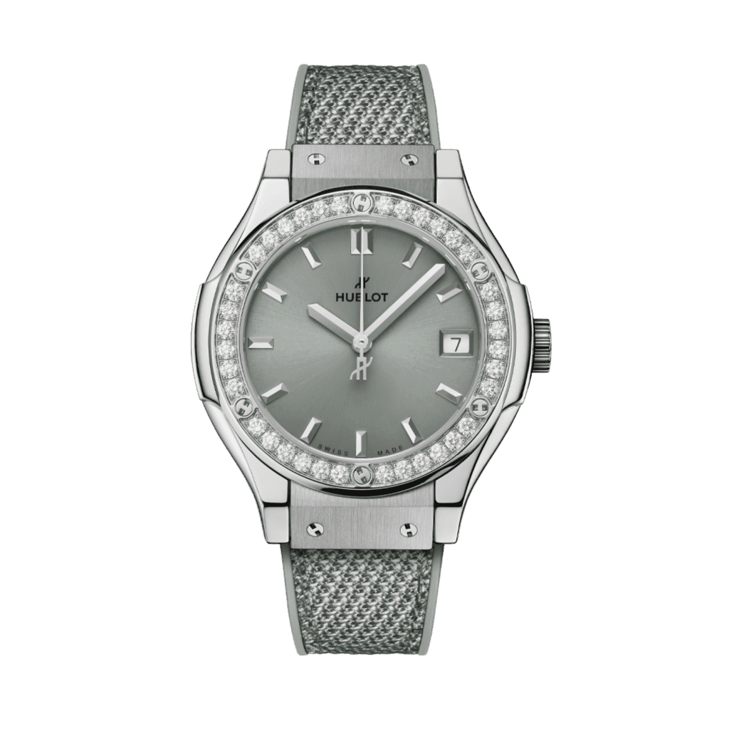 Hublot Classic Fusion Titanium Sage Green Diamonds 33mm - 581.NX.891G.NR.1104 - #1