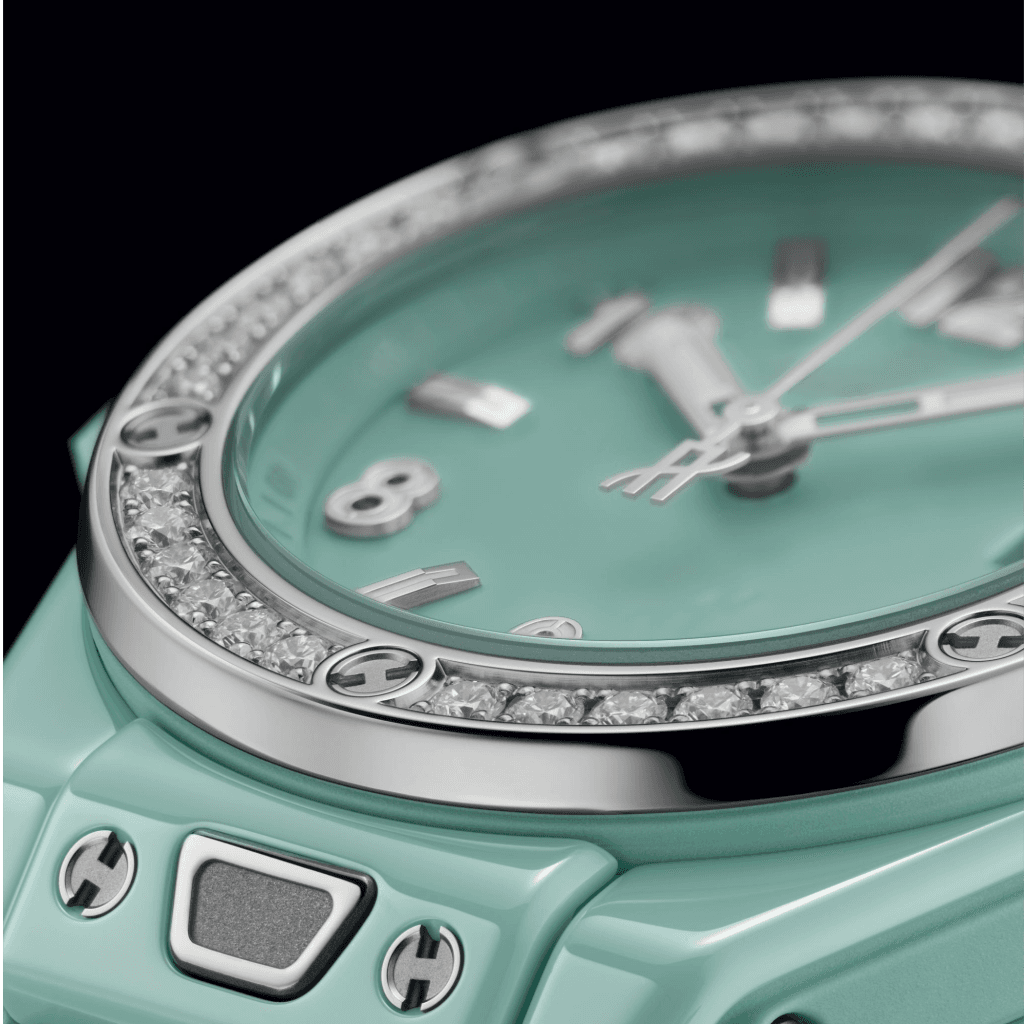 Hublot Big Bang One Click Mint Green Ceramic Diamonds 33mm - 485.GS.5271.RX.1204 - #3