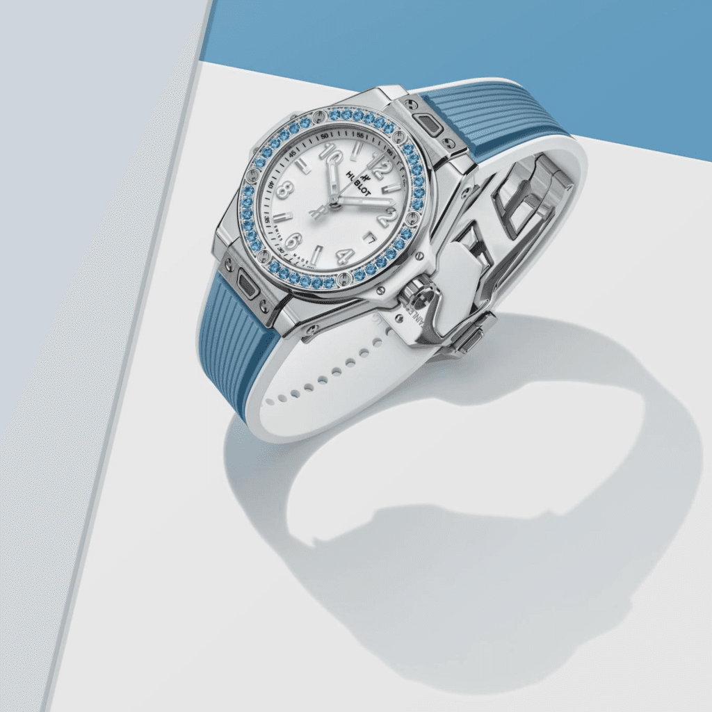 Hublot Big Bang One Click Joyful Steel Sky Blue 33mm - 485.SL.2210.RX.1207 - #4