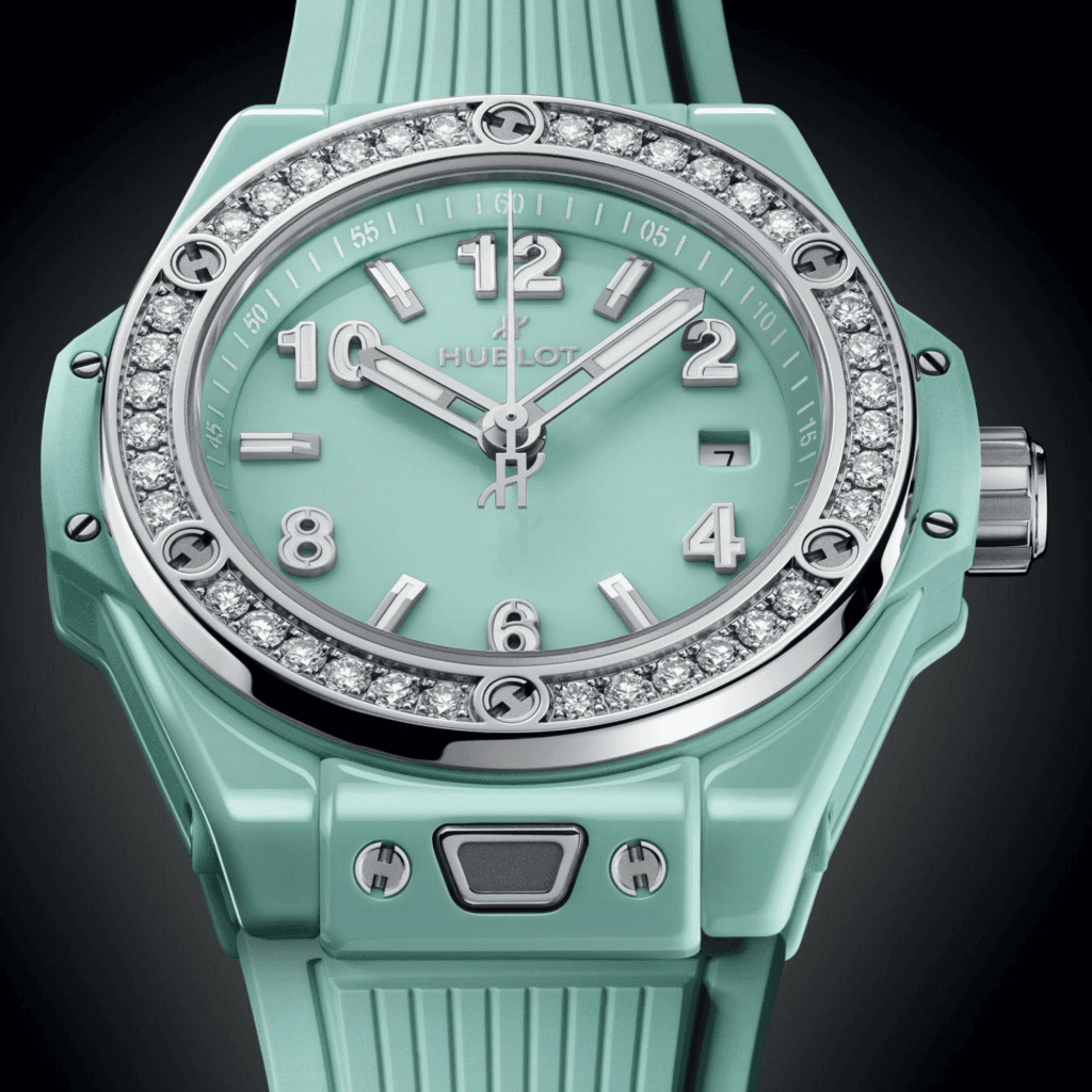 Hublot Big Bang One Click Mint Green Ceramic Diamonds 33mm - 485.GS.5271.RX.1204 - #2