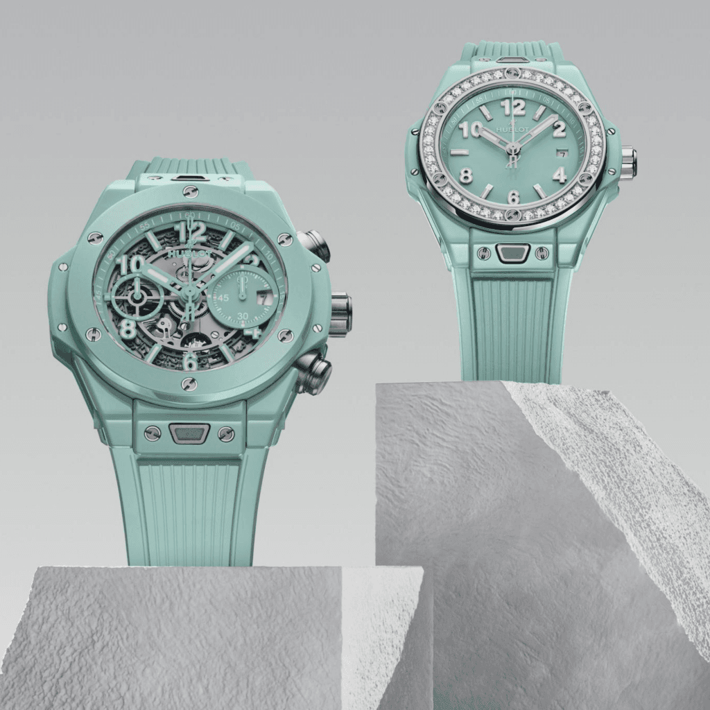 Hublot Big Bang One Click Mint Green Ceramic Diamonds 33mm - 485.GS.5271.RX.1204 - #4