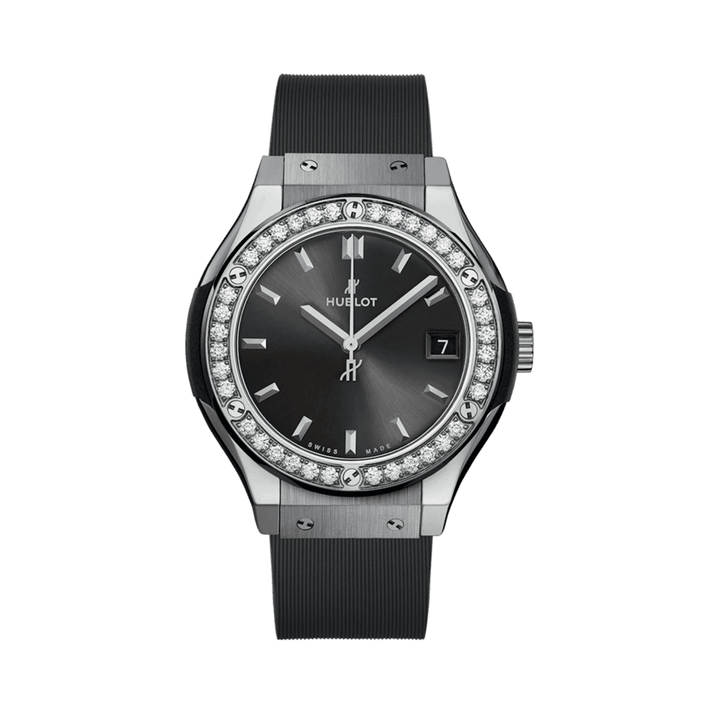 Hublot Classic Fusion Racing Grey Titanium Diamonds 33mm - 581.NX.7071.RX.1104 - #1