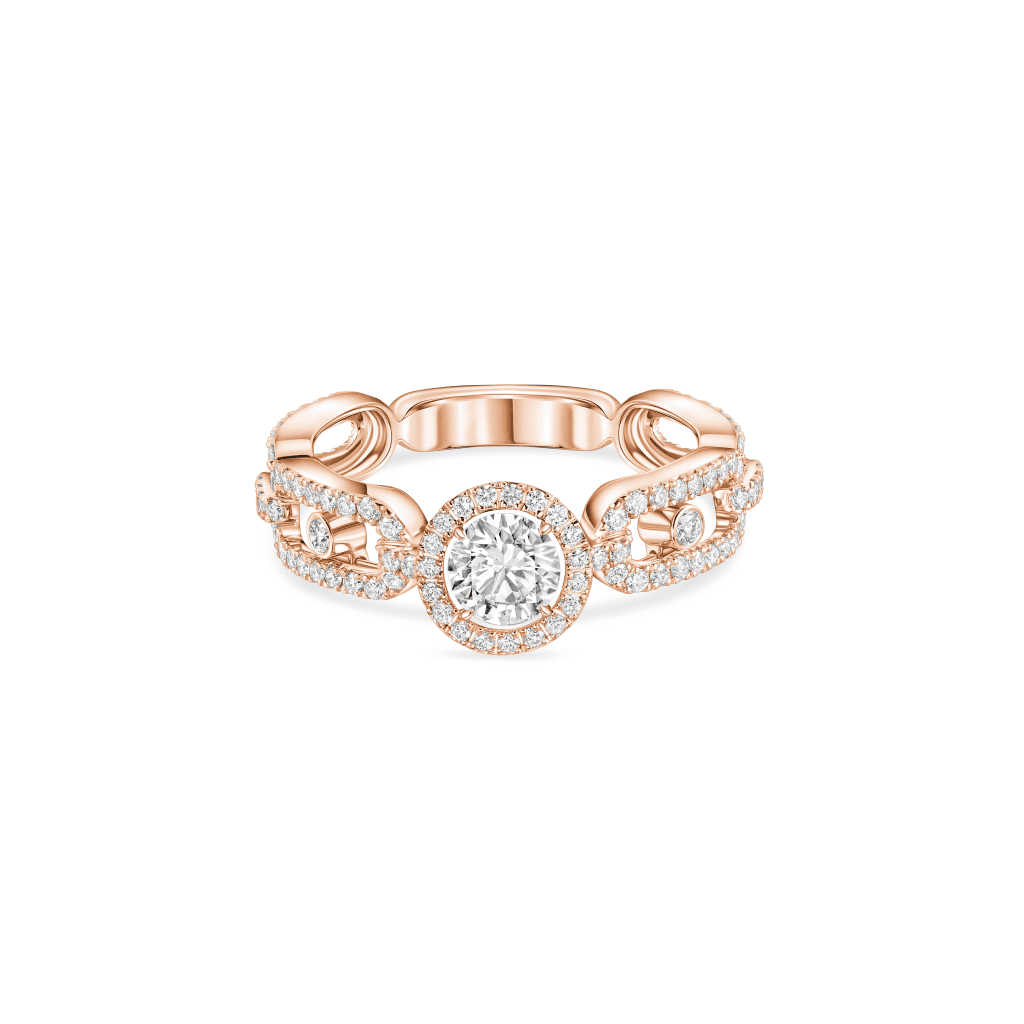 Messika Move Link Solitaire ring roodgoud met diamant - 13747-PG GIA - #2
