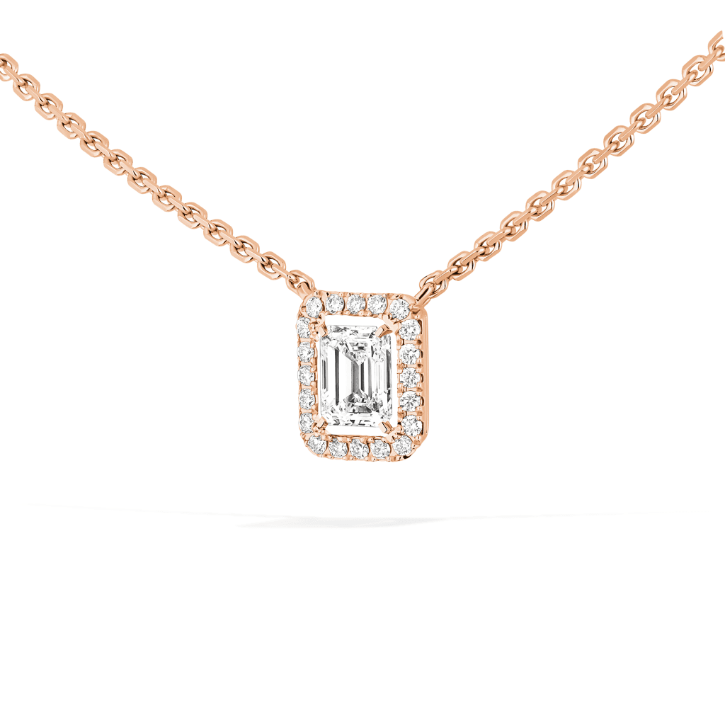 Messika Joy collier roodgoud met diamant - 15088-PG - #3