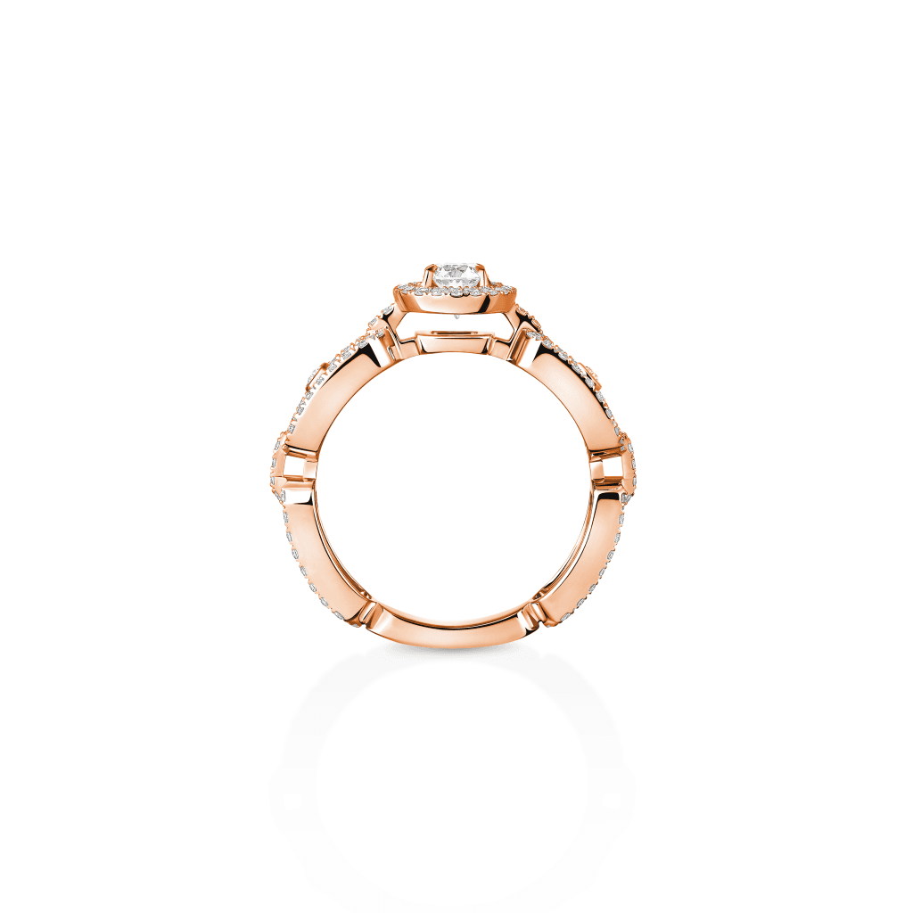 Messika Move Link Solitaire ring roodgoud met diamant - 13747-PG GIA - #4