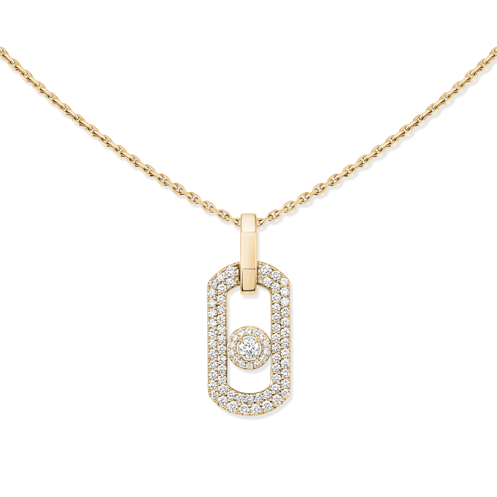 Messika So Move collier geelgoud met diamant - 14966-YG - #2