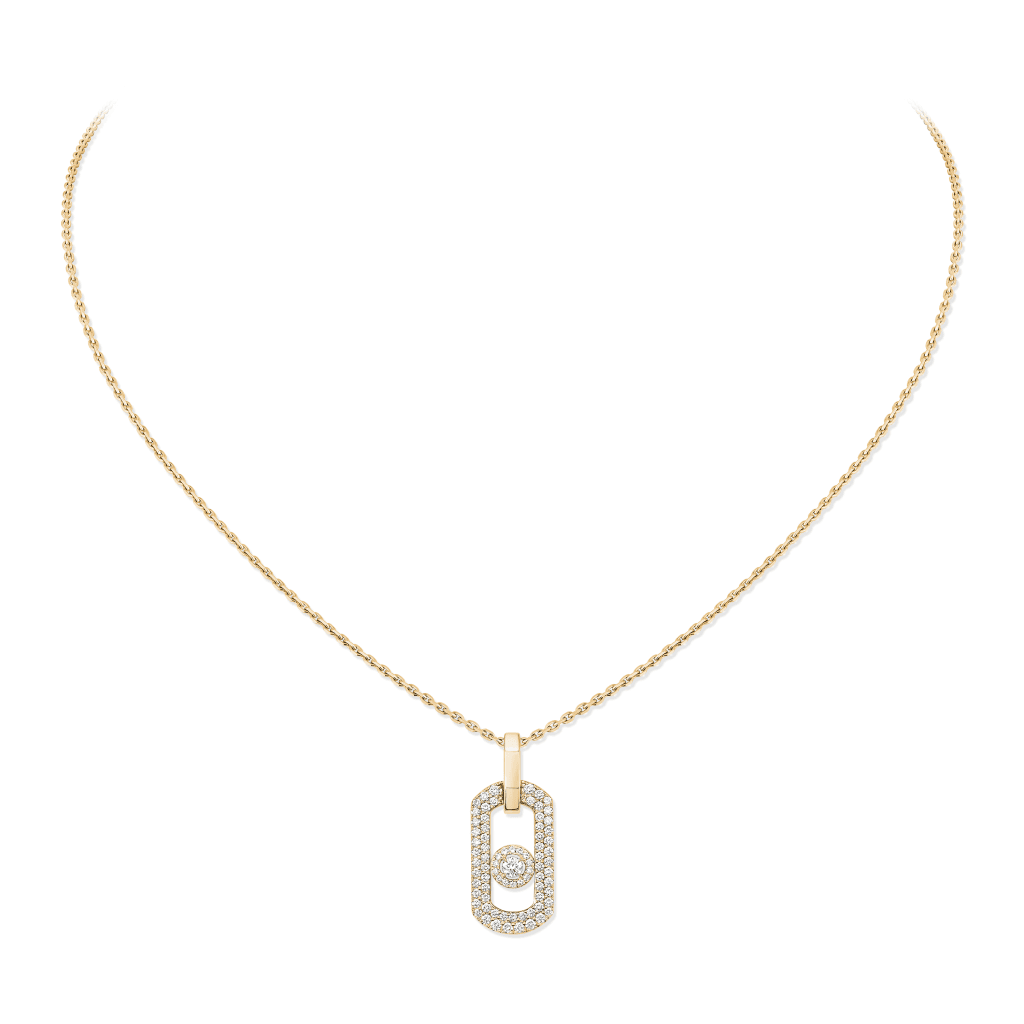 Messika So Move collier geelgoud met diamant - 14966-YG - #1